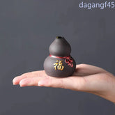 1Pc Purple Clay Fingertip Tea Pet Creative Painted Vase Five Blessings Ornament 07FC0E-D4 - KOEEK
