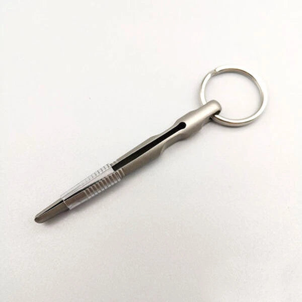 Mini CNC Titanium Keychain Tweezers Pocket Outdoor Lightweight Clamping EDC Tool EDC - KOEEK