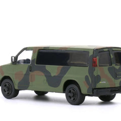 1:64 Chevrolet Express Van Camo Diecast Metal Model Military Style Classic Van 07FC0E-D4 - KOEEK