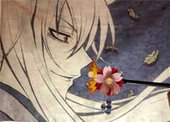 Kamisama Kiss Momozono Nanami Purple Kanzashi Hairpin Hair accessories Handmade 07FC0E-D4 - KOEEK