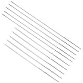 5pcs Barbecue Skewer titanium Flat Grilling Skewers BBQ Needle Stick Barbecue 07FC0E-D4 - KOEEK