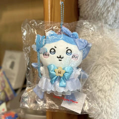 2Pcs Chiikawa Usagi Hachiware Super Magical Girl Plush Doll Keychain Gifts Toys 07FC0E-D4 - KOEEK