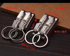 Stainless Steel Belt Clip Belt Key Holder Keychains Keyrings, Inner Width - 41mm 07FC0E-D4 - KOEEK