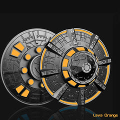 EDC Alien UFO Luminous Fidget Spinner Adult Metal Fidget Toys ADHD Hand Spinner 07FC0E-D4 - KOEEK