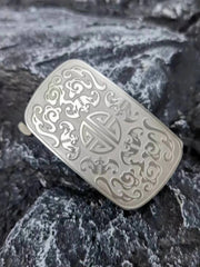 Pure Titanium Men's Belt Pin Buckle Five Blessings Pattern Anti Allergic EDC 07FC0E-D4 - KOEEK