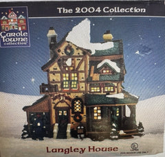Lemax Carole Towne Collection 2004 “Langley House” Lights Up w/Box & Foam EUC LEMAX - KOEEK