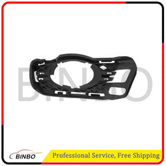 Fog Light Trim Set For 2008-2011 Mercedes Benz C300 With Sport Pkg Textured 2Pc 07FC0E-D4 - KOEEK