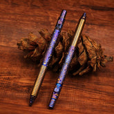 Titanium Practical Ballpoint Pen Signature Pen EDC Pocket Office Metal Pen 07FC0E-D4 - KOEEK