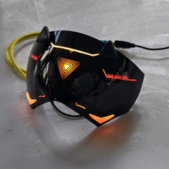 Zenless Zone Zero Trigger Half Face Mask Eyeshade W/led Face Shield Cosplay Prop 07FC0E-D4 - KOEEK