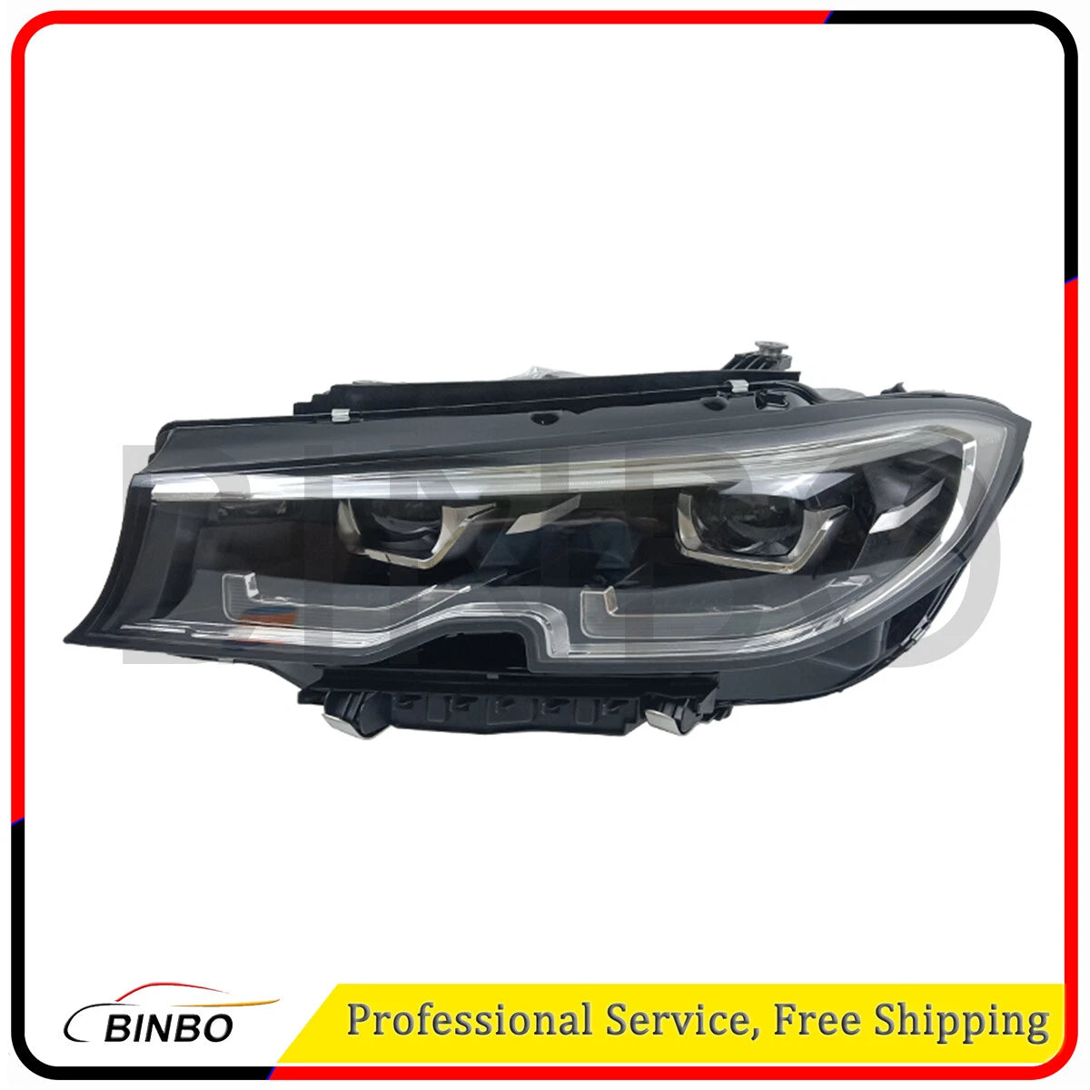 Left Driver Side LED Headlights For 2019-2021 BMW 3 Series G20 G21 340i 330i AFS 07FC0E-D4 - KOEEK