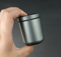 EDC Aluminium Alloy Waterproof Storage Box Sealed Pill Case Container Travel Cup EDC - KOEEK
