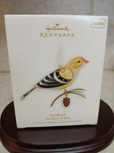 2008 Hallmark Keepsake GOLDFINCH Beauty of Birds Ornament HALLMARK - KOEEK