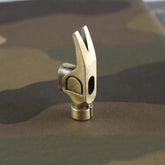 Solid Retro Brass DIY Hammer Creative Crowbar Keychain Knife Pendant EDC Tool 07FC0E-D4 - KOEEK