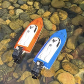 4x Wind-Up Boat Toy for Kids, Clockwork Water Play Model Moves Floats on Water 07FC0E-D4 - KOEEK