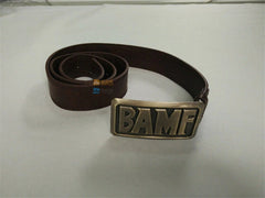 Game OW Overwatch Jesse·Mccree Brown Waistband Belt BAMF Cosplay Strap Buckle 07FC0E-D4 - KOEEK