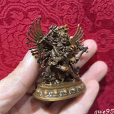 6CM Old Copper Statue Hayagriva Horse Head Buddha Home Design 07FC0E-D4 - KOEEK
