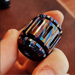 EDC Titanium Rotate Pendan Paracord Knife Cord Bead DIY Necklace Bracelet Bead 07FC0E-D4 - KOEEK