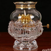 13.5cm Buddhist Butter Lamp Buddha Household Glass Oil Lamp Temple 07FC0E-D4 - KOEEK