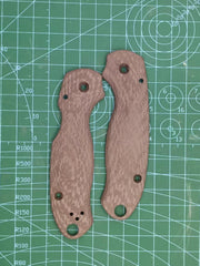 1 Pair Carbon Fibre Knife Handle Scales for Spyderco C223 Para3 Folding Knife 07FC0E-D4 - KOEEK