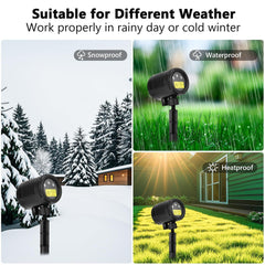 Laser Christmas Projector Lights Outdoor, Red Green Blue 3 Color Firefly Ligh... 07FC0E-D4 - KOEEK