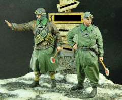 1:35 resin figure model 2 soldiers Unassembled Unpainted 07FC0E-D4 - KOEEK