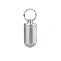 Mini Titanium Waterproof Box Sealed Storage Tank Outdoor Pill Container EDC 07FC0E-D4 - KOEEK
