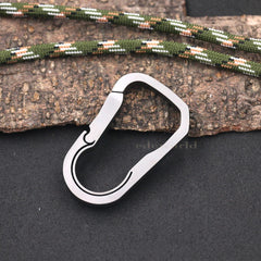 Titanium TC4 Key Chain Carabiner Bottle Opener Outdoor EDC Connector Tool 07FC0E-D4 - KOEEK