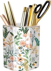 Cute Pen Holder for Desk, Ceramic Pencil Holder, Pen Cup Marker Holder Makeup 07FC0E-D4 - KOEEK