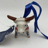 Boleslawiec Polish Pottery Bull OX Christmas Ornament Snowmen X Mas Trees BOLESLAWIEC - KOEEK