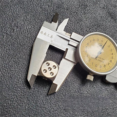 Solid TC4 Titanium Dice 14mm 0.55 Inch 6 Sided Ice Cube EDC Toy Necklace Pendant 07FC0E-D4 - KOEEK