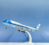 Boeing 747 Air Force One Diecast Metal Model 20cm/7.87IN with Wheels Display 07FC0E-D4 - KOEEK