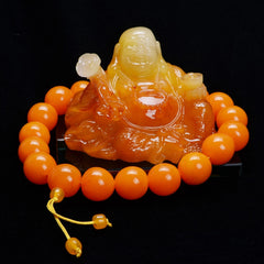 Imitation Amber Buddha Bead Car Hanging Ornament Gear Shift Interior Decoration 07FC0E-D4 - KOEEK
