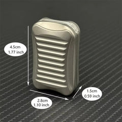 Titanium Alloy Soap EDC Fidget Toy Fashion Metal Infinite Push Fidget Slider 07FC0E-D4 - KOEEK