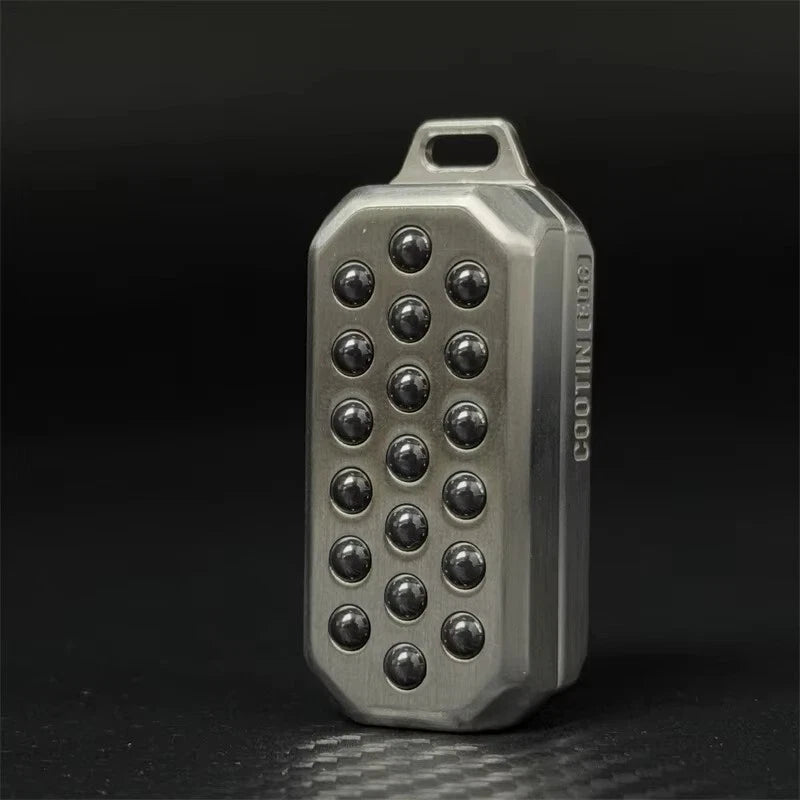 Bubble Magnetic Push Fidget Slider EDC Press Fidget Toy Stainless Steel Slider 07FC0E-D4 - KOEEK
