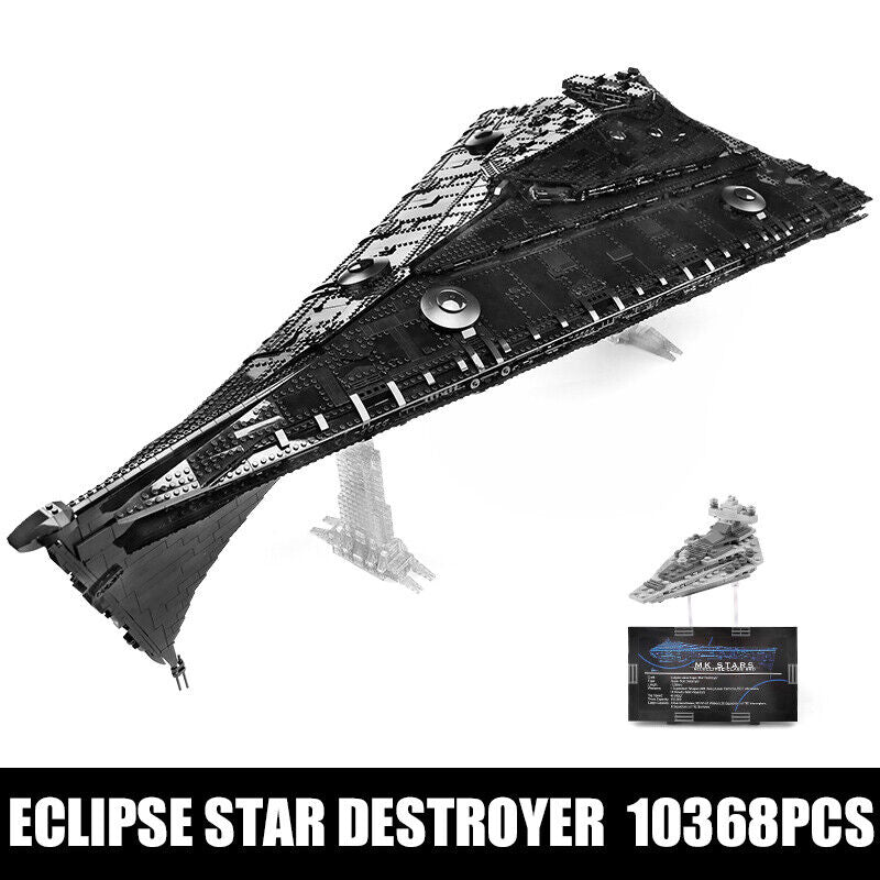 new Mould King 21004 Starship Destroyer Eclipse-Class Dreadnought Spaceship Kit UCS MOULD KING - KOEEK