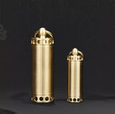 Brass Waterproof Pill Box Organizer Container Case Storage Tank Key chain EDC 07FC0E-D4 - KOEEK