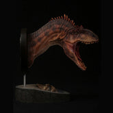 DAMTOYS Allosaurus Bust Dinosaur Statue Resin Display Model MUS010A Red Version DAMTOYS - KOEEK