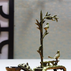 Bamboo Style Hanging Incense Burner Home Indoor Decor Chinese Censer 07FC0E-D4 - KOEEK