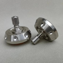 1PCS Stainless Stee Hand Spinning Top Finger Spinner Ceramic Bead Fidget EDC Toy 07FC0E-D4 - KOEEK
