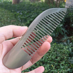 Outdoor Titanium For Unisex Hair Tactical Comb Health Care EDC Best Gift SZ-01TB 07FC0E-D4 - KOEEK