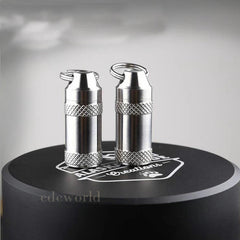 EDCTC4 Titanium Portable Keychain Waterproof Case Sealed Container Pendant Tool 07FC0E-D4 - KOEEK