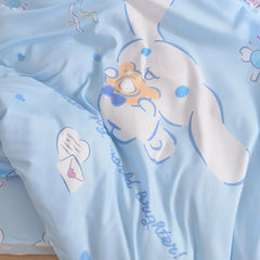 Kurami My Melody Cinnamoroll Cartoon Bedding Set Quilt Sheet Cover Pillow Case 07FC0E-D4 - KOEEK