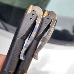 EDC Titanium Pocket Siphon Pen Ball Pen For Student Business Signature Gel Pen 07FC0E-D4 - KOEEK