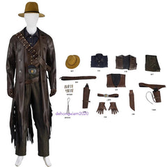 2024 Fallout TV Series Season 1 Ghoul Cosplay Costume Outfit Halloween 07FC0E-D4 - KOEEK