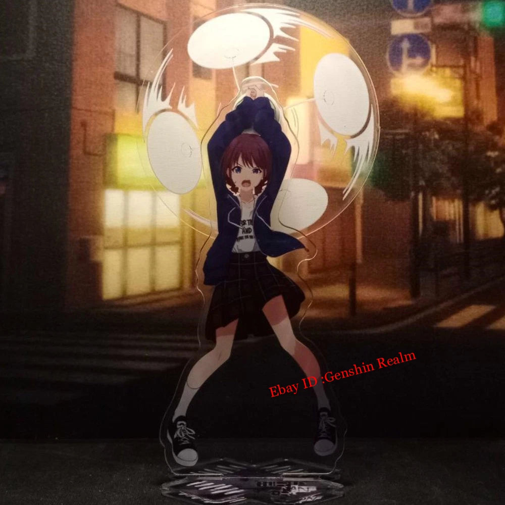 Anime GIRLS BAND CRY ISERI NINA Rotate Acrylic Desktop Stand Figure Collection 07FC0E-D4 - KOEEK