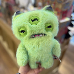 In Stock FUGGLER Baddies Series Annoyed Alien Green Cute Ugly Monster Plush Toy 07FC0E-D4 - KOEEK
