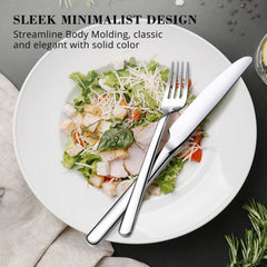 30 Piece Silverware Set, Flatware Set for 6, 18/10 Stainless Steel Silverware 07FC0E-D4 - KOEEK