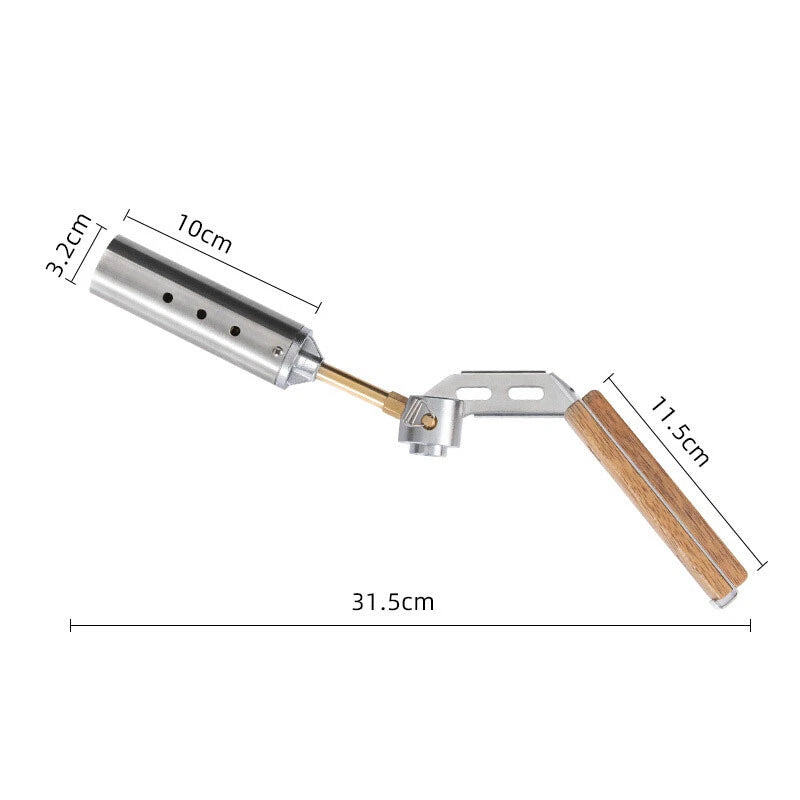 Outdoor Flamethrower Foldable Hand-Held Gas Tank Flamethrower Barbecue Igniter 07FC0E-D4 - KOEEK