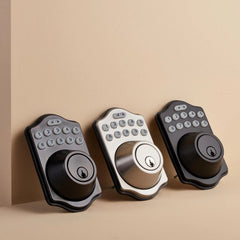 Electronic keypad door locks w/touch control keyless entry w/key entry option 07FC0E-D4 - KOEEK