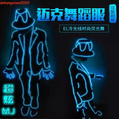 LED Robot Clothing Halloween Party Luminous Dancing Stage Performances Show Prop 07FC0E-D4 - KOEEK